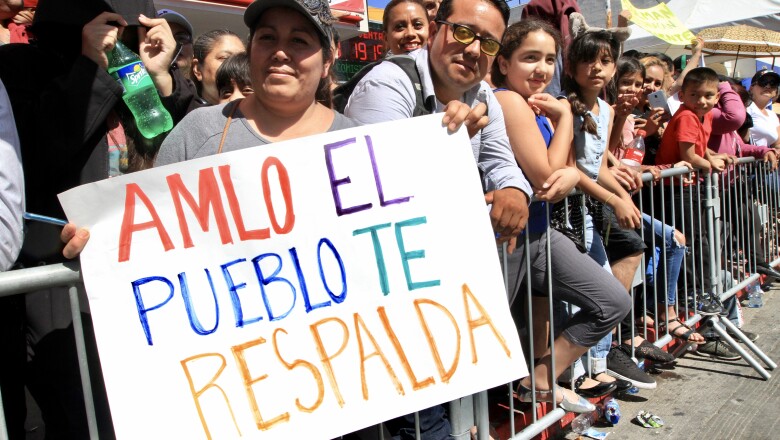 Ciudadanos responden a la convocatoria presidencial en Tijuana