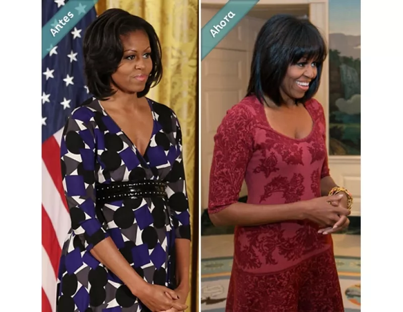 La esposa del presidente de Estados Unidos, Barack Obama, cumplió años presumiendo nuevo fleco y estilo alaciado.