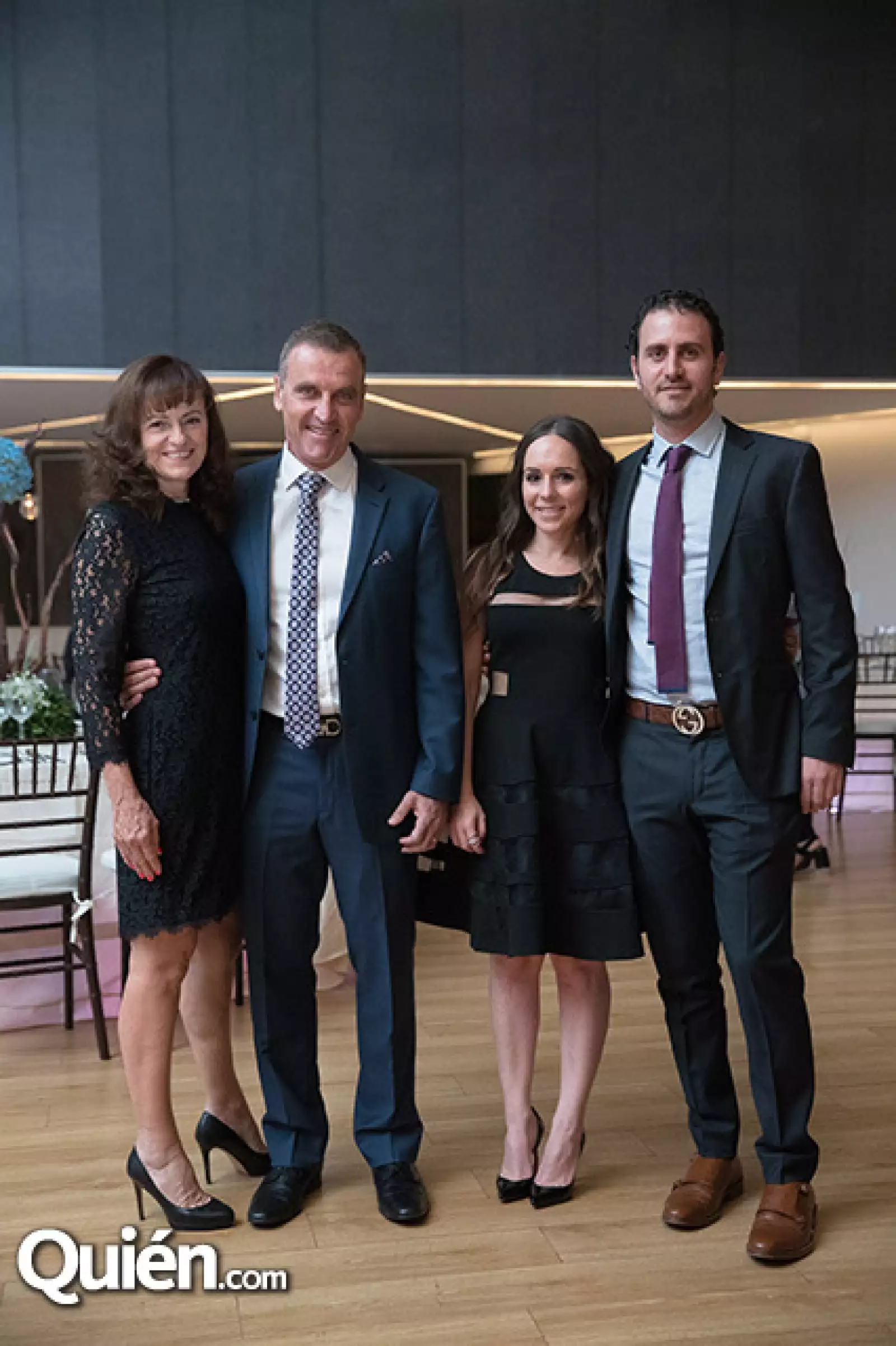 Mónica y Daniel Salomón, Daniela Blau y Jonathan Salomón