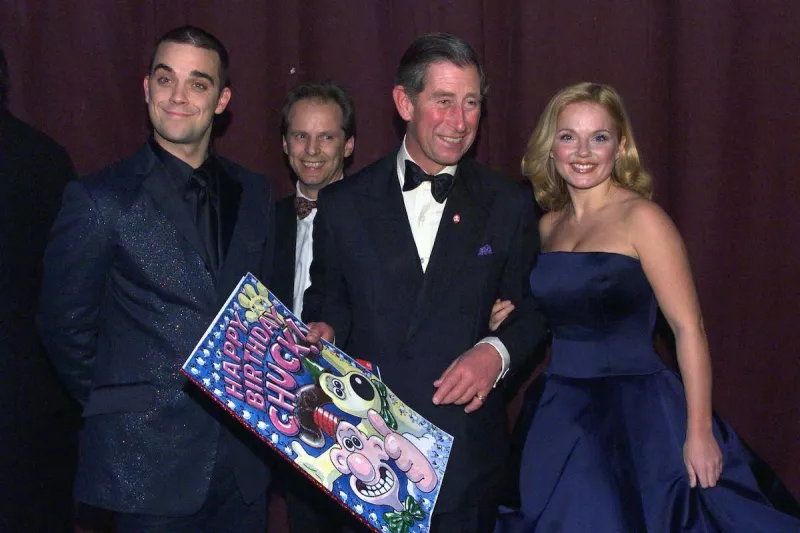Robbie Williams y Geri Halliwell