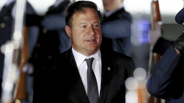 El presidente de Panam· Juan Carlos Varela