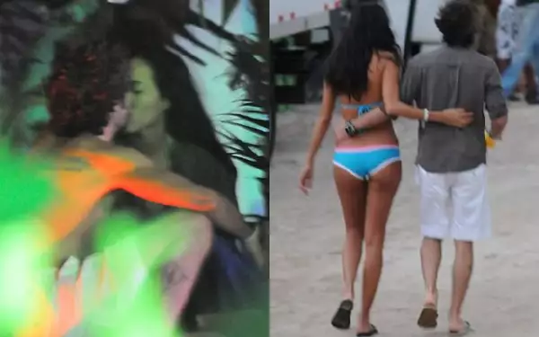 Josemaría Torre estuvo paseando con esta guapa chica por las calles de Playa del Carmen.