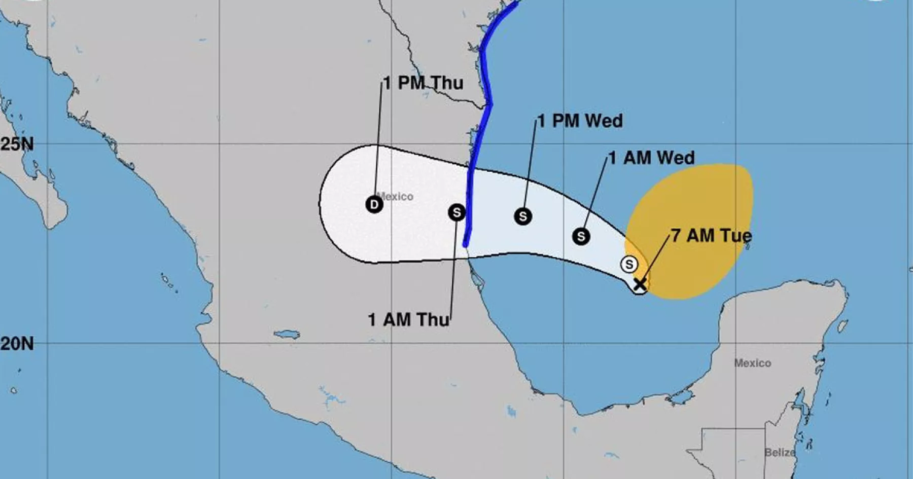 Ciclón tropical UNO: trayectoria en vivo y últimas noticias