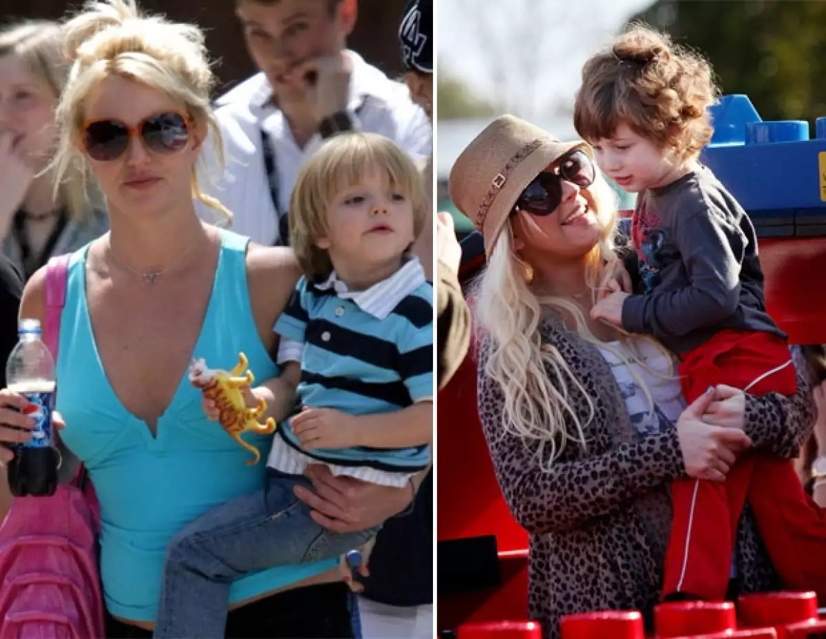 Ambas decidieron vender las fotos de sus recién nacidos.