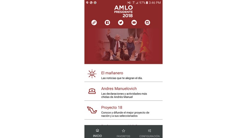 ‘AMLO2018’ .