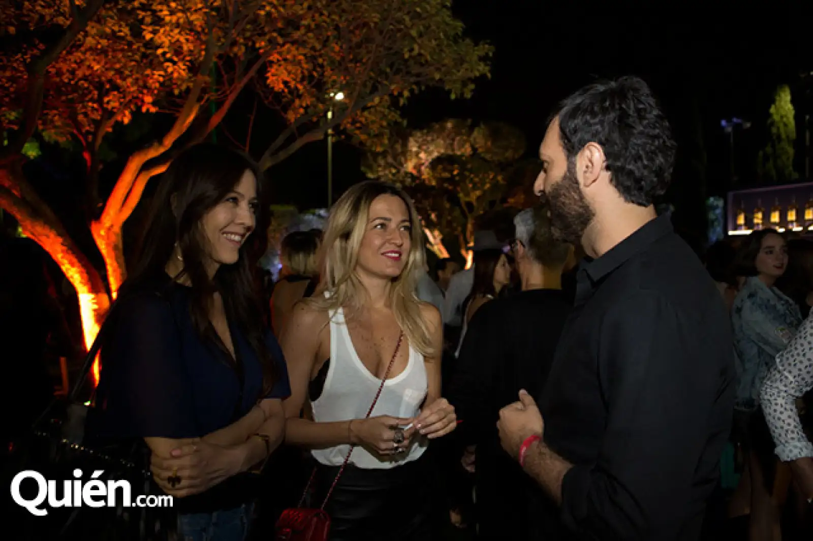 Alejandra Méndez, Cecilia Perdomo y Guillermo Escaip