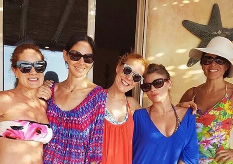 Las amigas disfrutaron unos días juntas en Baja California Sur y por supuesto se tomaron la foto del recuerdo que casi todas compartieron en Instagram.