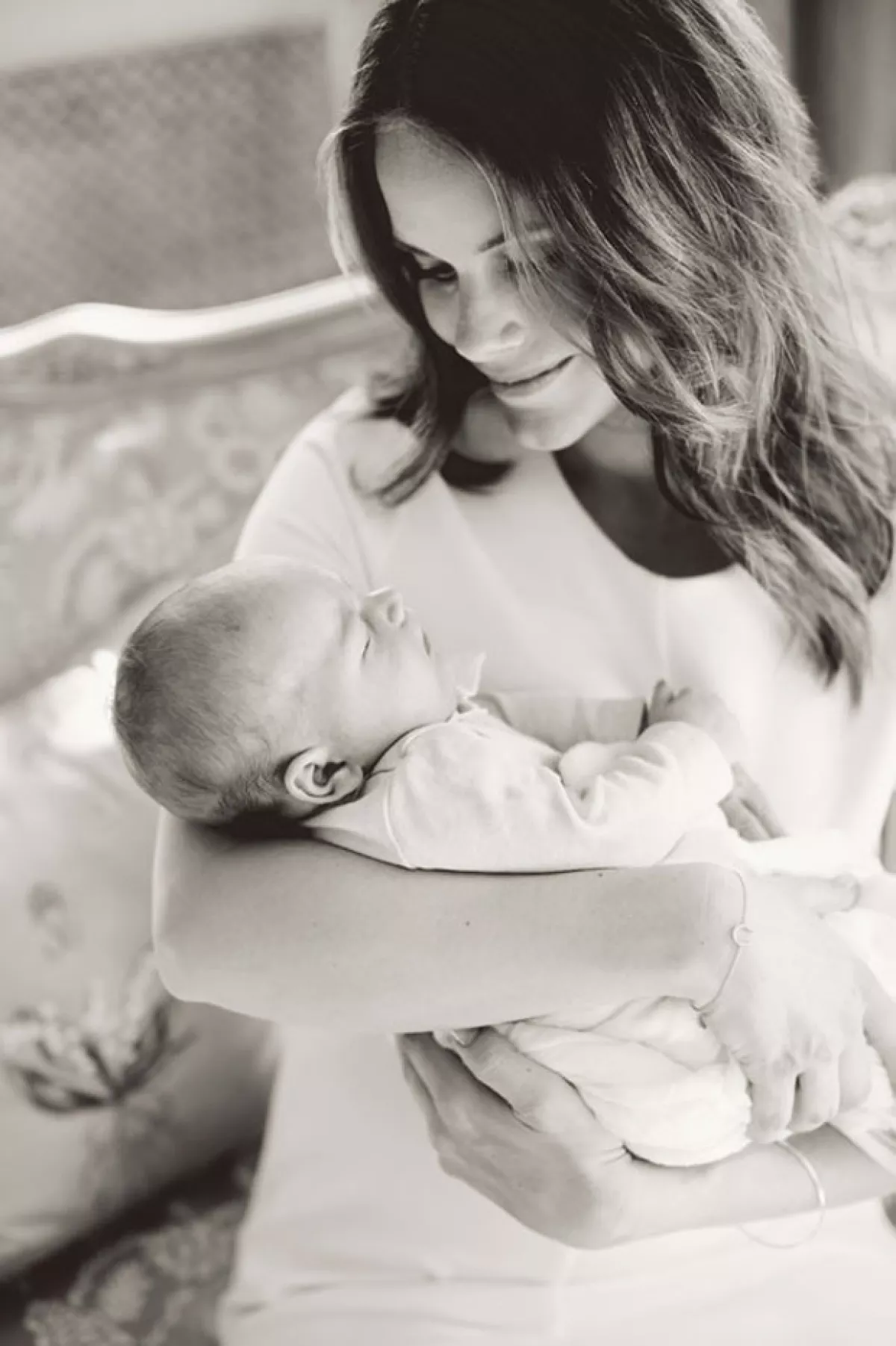 Sofía destacó con un especial brillo maternal.