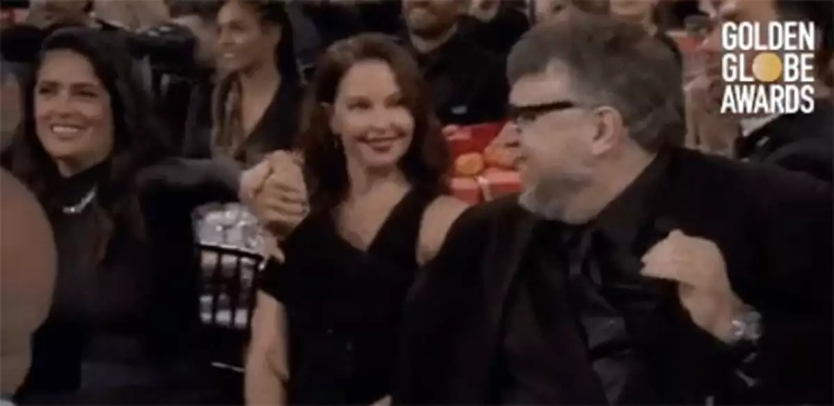 Salma Hayek y Guillermo del Toro