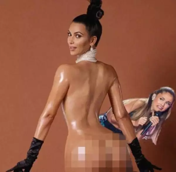 Uno de los últimos desnudos de Kim Kardashian fue sumado a las burlas.