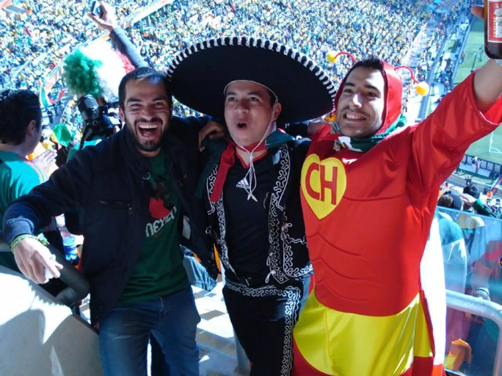 Conseguí boleto para asistir a la inauguración de la Copa del Mundo.