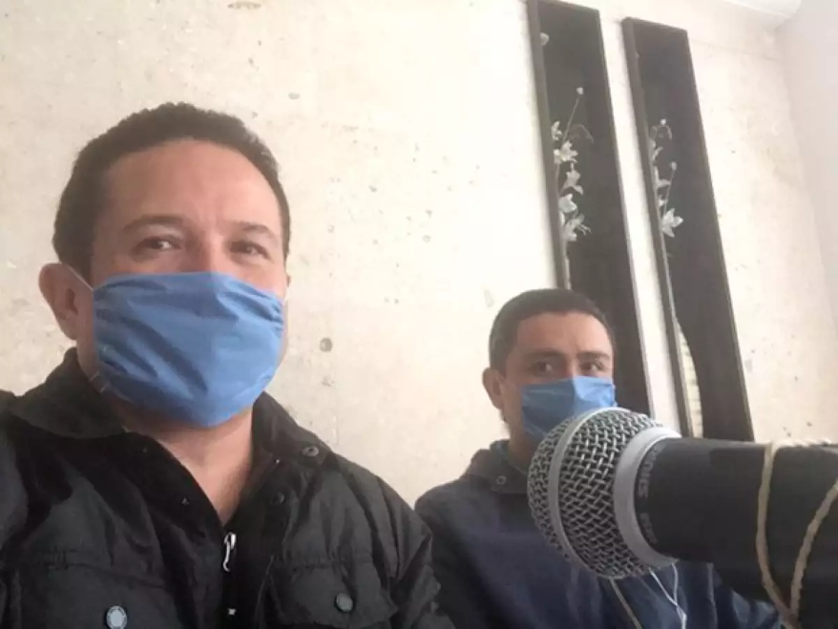 El periodista siguió trabajando aún con la enfermedad.