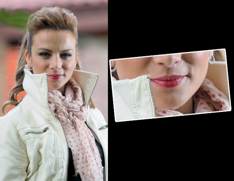 La boca de Silvia Navarro es otro de sus atributos.