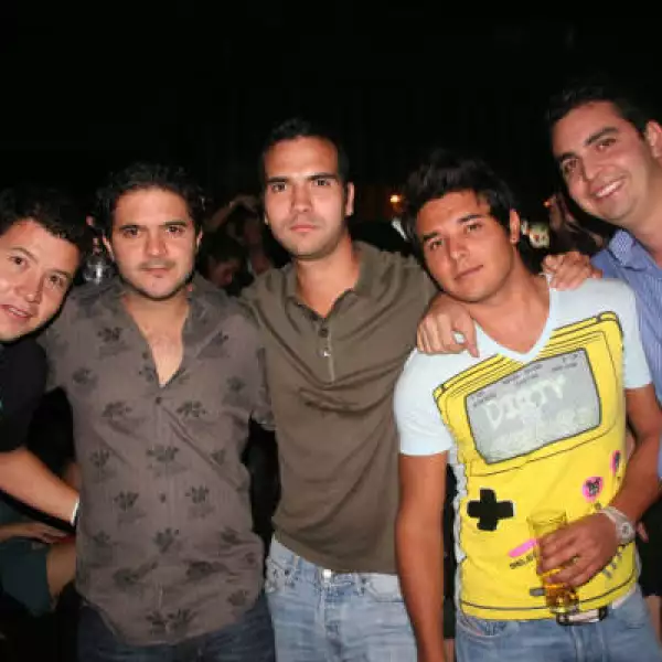 Josué Canales, Carlos Bello, Gerardo González, Fabricio Camarena y Luís Carlos Cervantes.