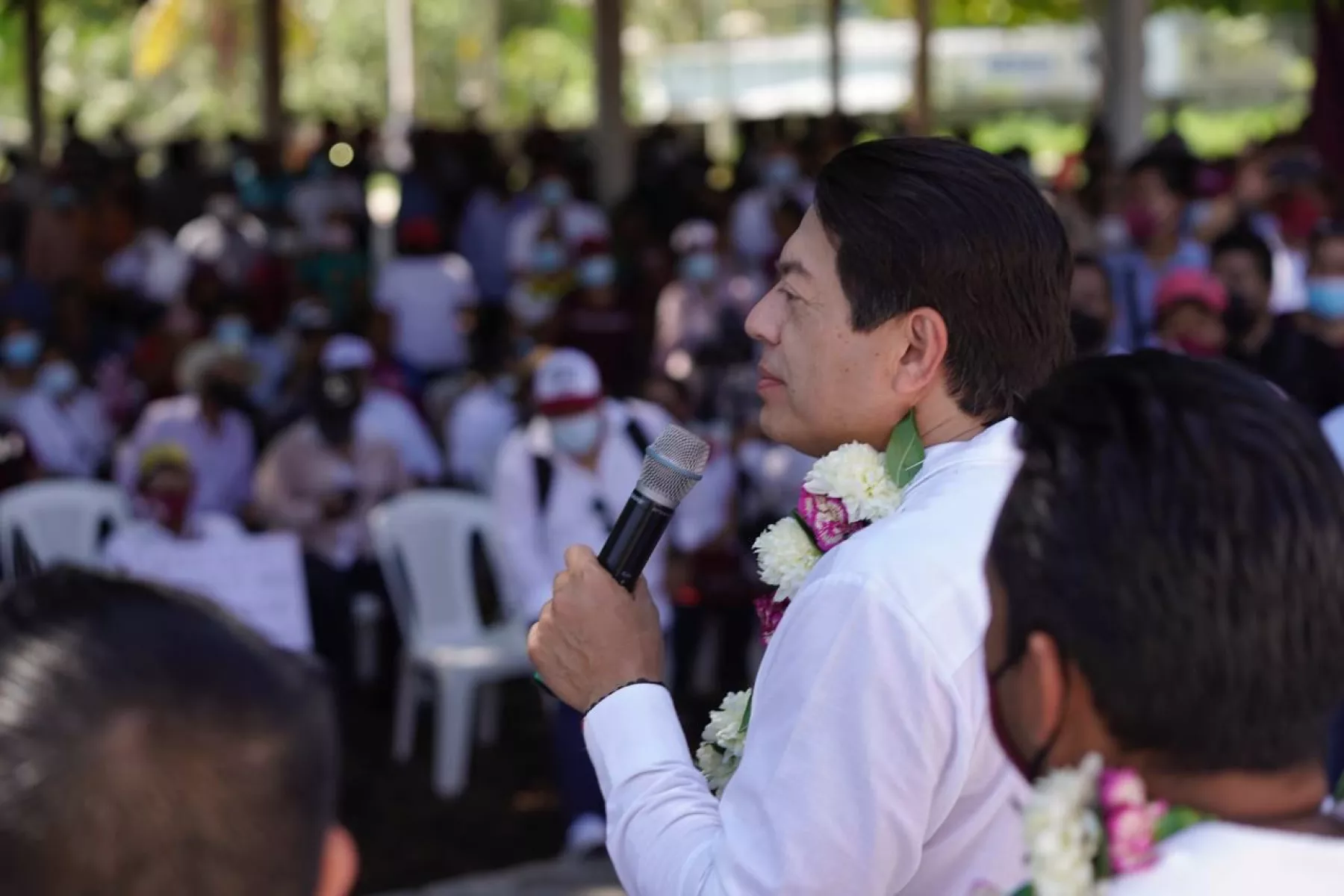 El líder nacional de Morena, Mario Delgado Carrillo 