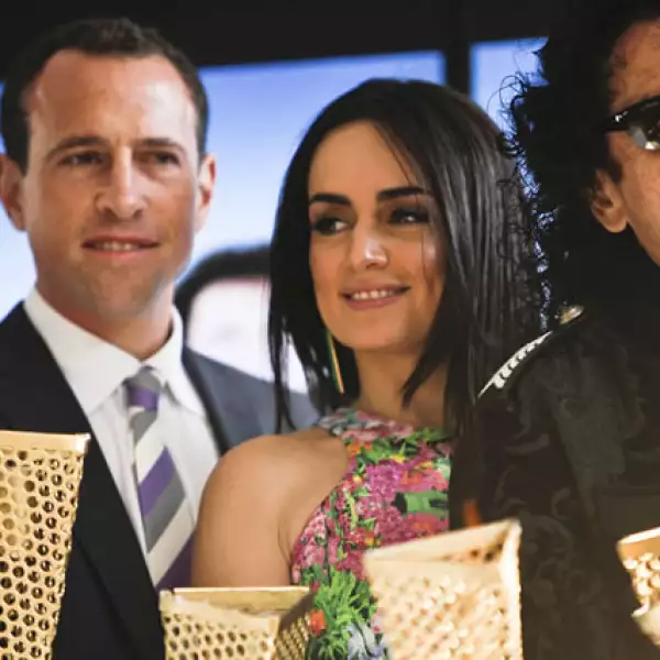 Gerardo Torrado, Ana de la Reguera, Alex Lora.