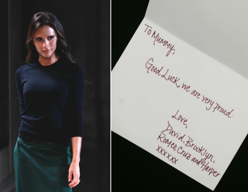 Victoria Beckham combina su faceta de diseñadora con el cuidado de sus cuatro hijos.