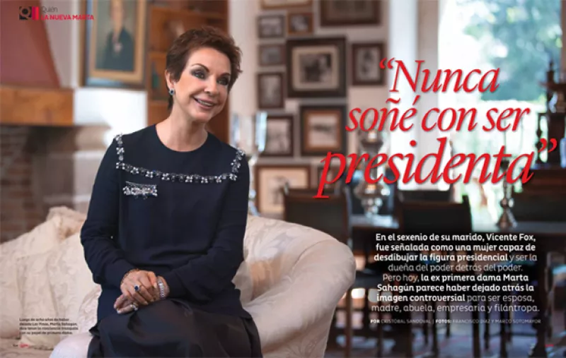 En entrevista exclusiva y desde el rancho Fox, la ex primera dama nos contó cómo es su vida lejos de Los Pinos y nos mostró la remodelación del hotel que administra.