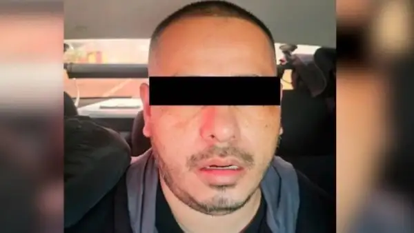 Jorge Luis, “Koki”, señalado como líder del grupo delictivo "Pueblo Unido" durante su detención. 
