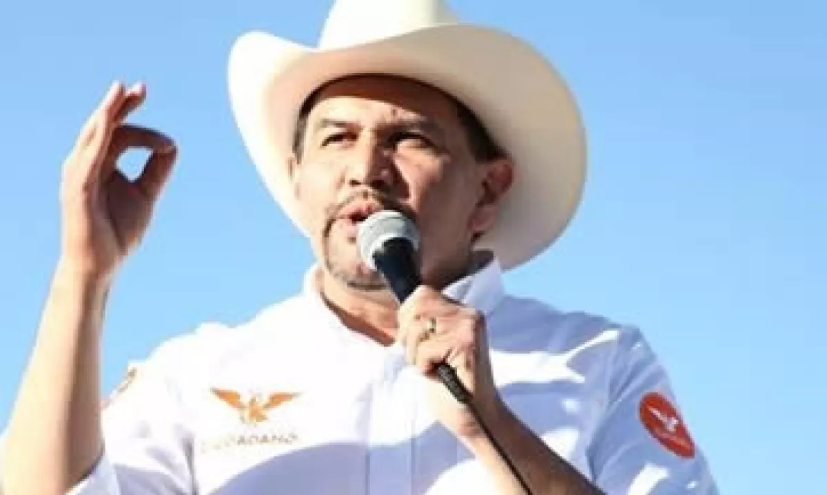 Cruz Pérez Cuellar, aspirante a la gubernatura de Chihuahua de Movimiento Ciudadano. (Foto: Facebook)