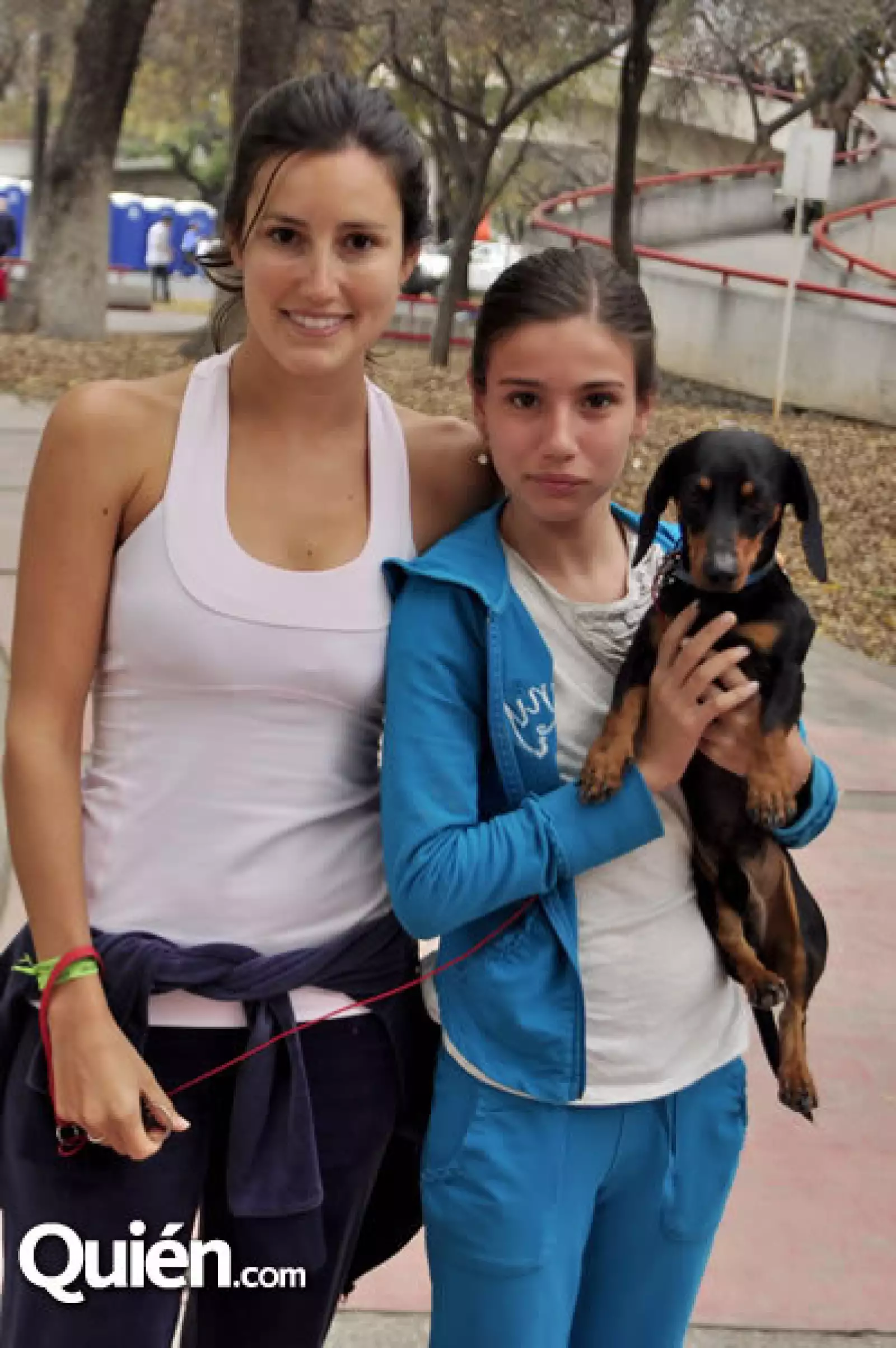 Paulina Villarreal,Regina Villarreal y Pepper