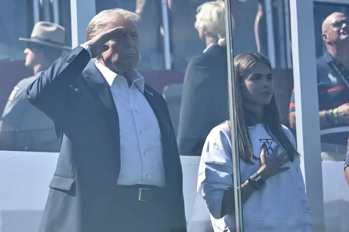 President Trump Attends The Ryder Cup At Bethpage In New York