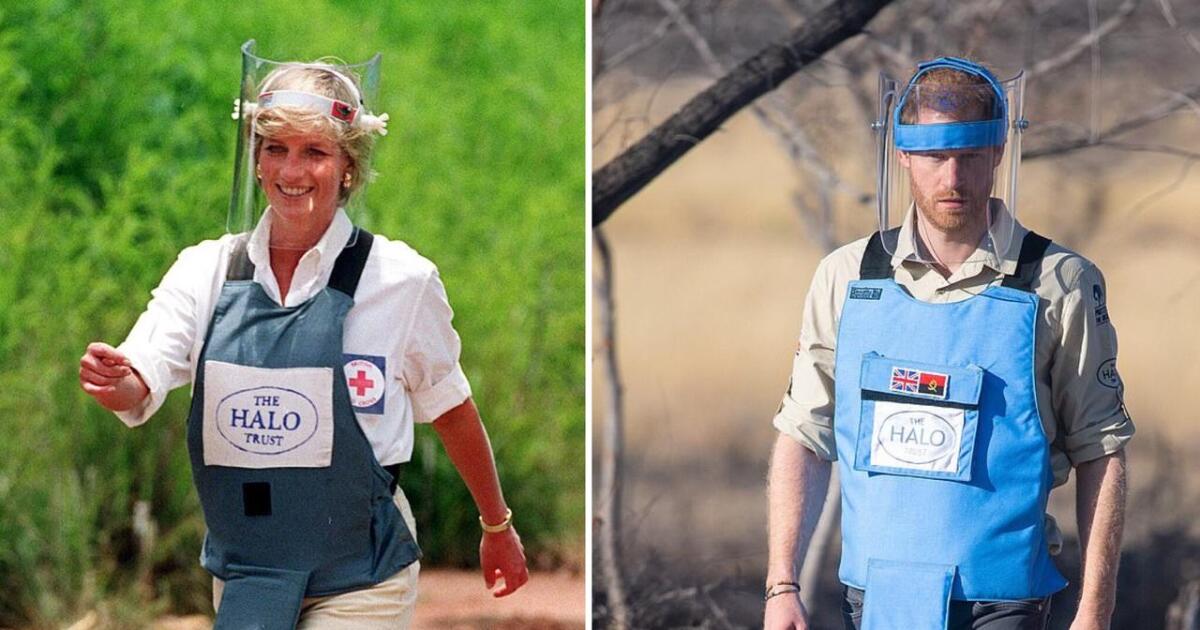 El Principe Harry Recrea Historica Foto De Lady Di En Africa 22 Anos Despues