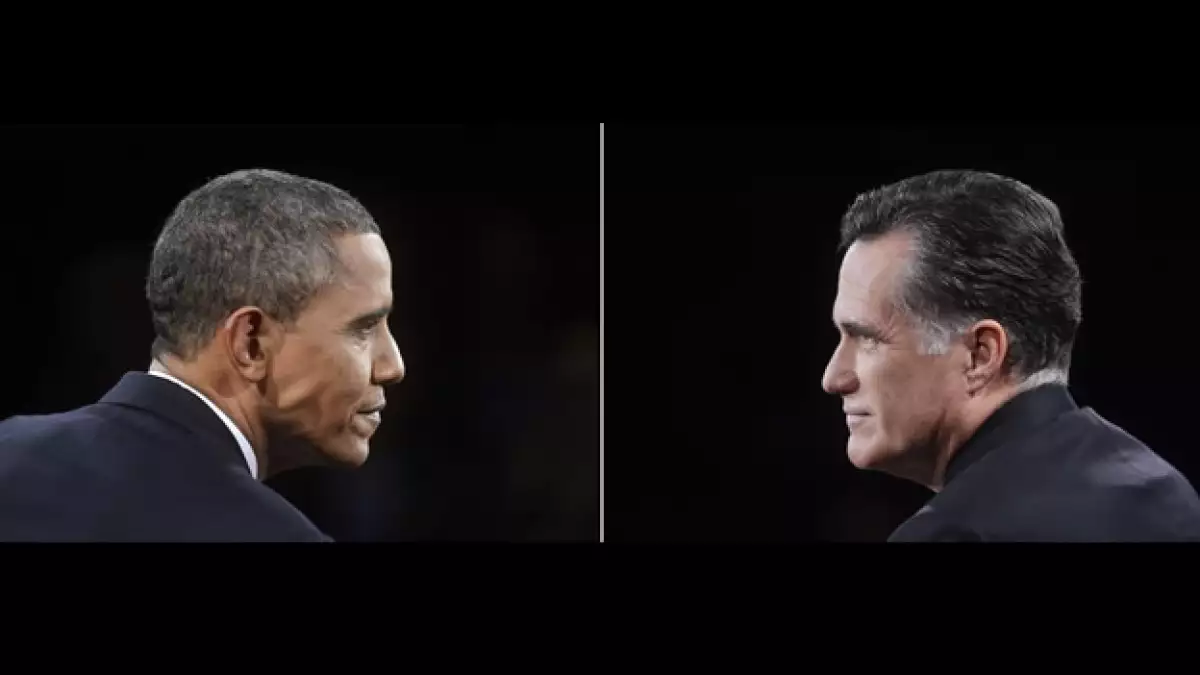 cara a cara de obama y romney