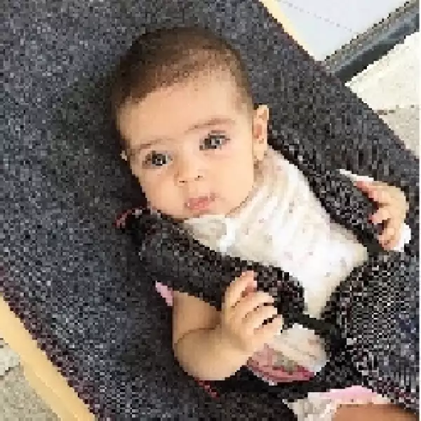 Ella es Carolina, nació el 9 de julio pasado.