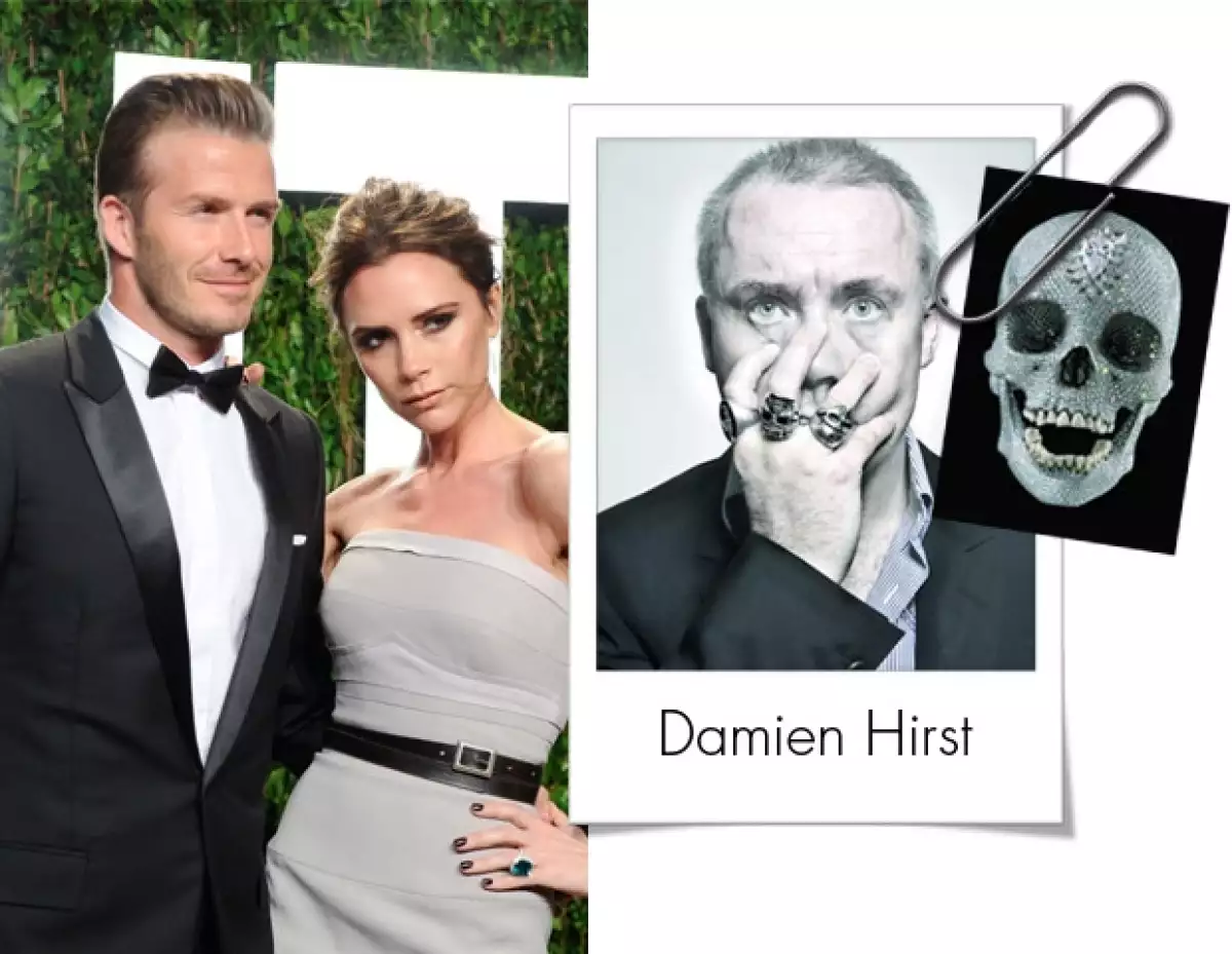David y Victoria Beckham ha aumentado su gusto por el arte contemporáneo.
