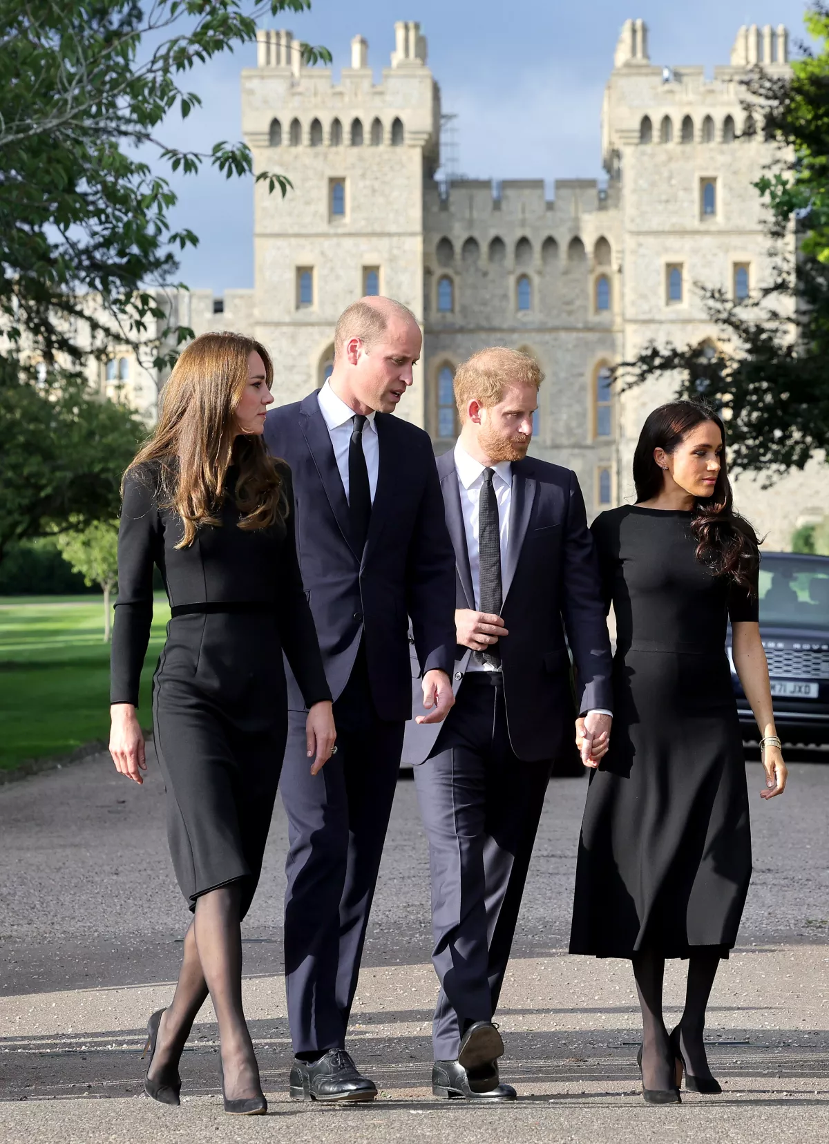 Los príncipes de Gales y los duques de Sussex
