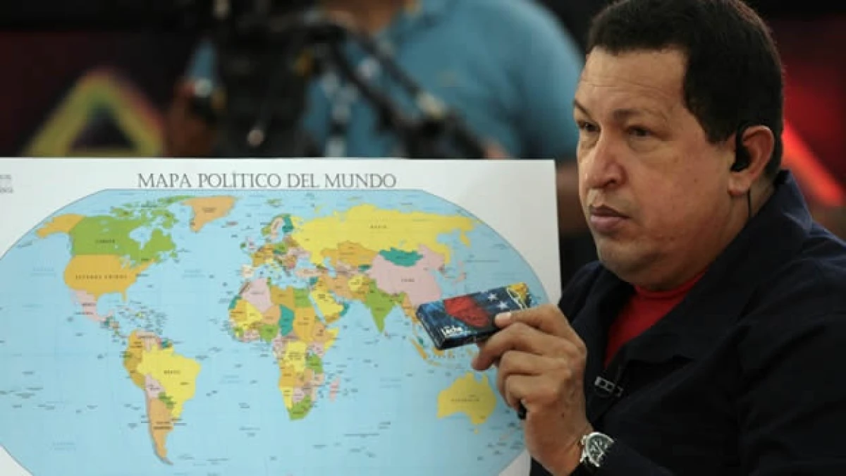 Hugo Chavez nacionalizacion mapa