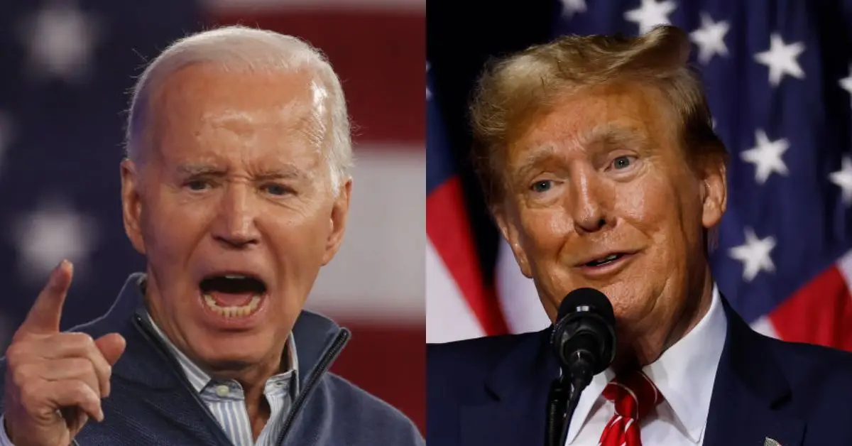 El presidente Joe Biden habla durante un evento de campaña el 8 de marzo de 2024 en Wallingford, Pensilvania. El candidato presidencial republicano y ex presidente estadounidense Donald Trump se dirige a un mitin de campaña en el Forum River Center el 9 de marzo de 2024 en Rome, Georgia. 