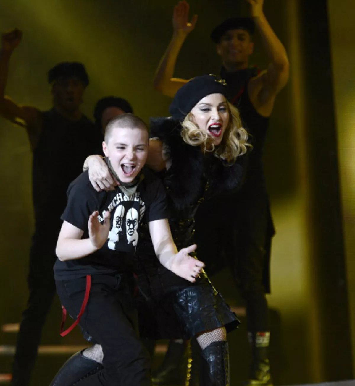En pocas ocasiones Rocco y Madonna se dejan ver juntos en público.
