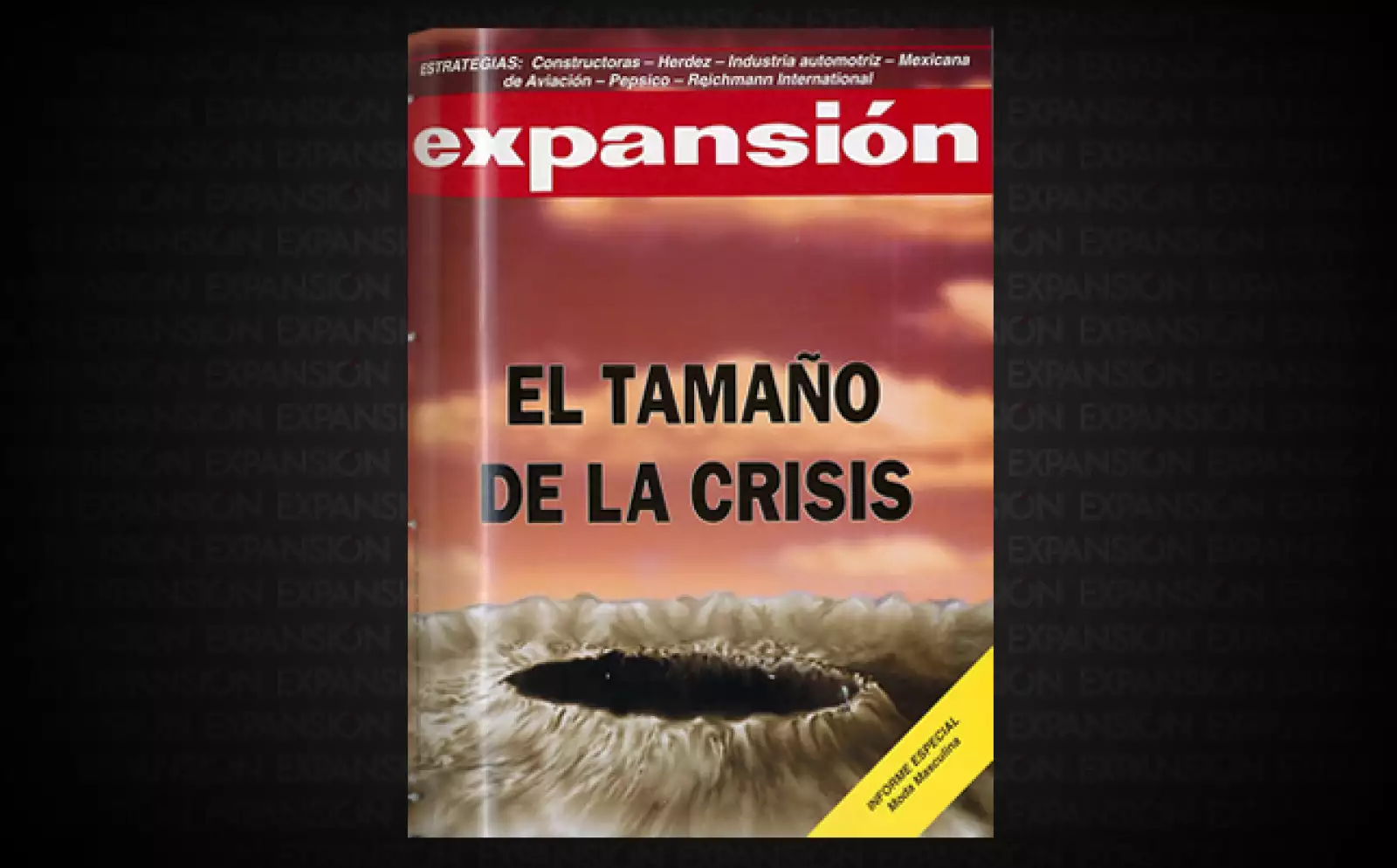 El año perdido para la economía. La revista publicaba: “En este número Expansión se lanza a comprender la magnitud del retroceso que vive hoy México, partiendo desde el panorama macroeconómico y sus perspectivas de recesión”.