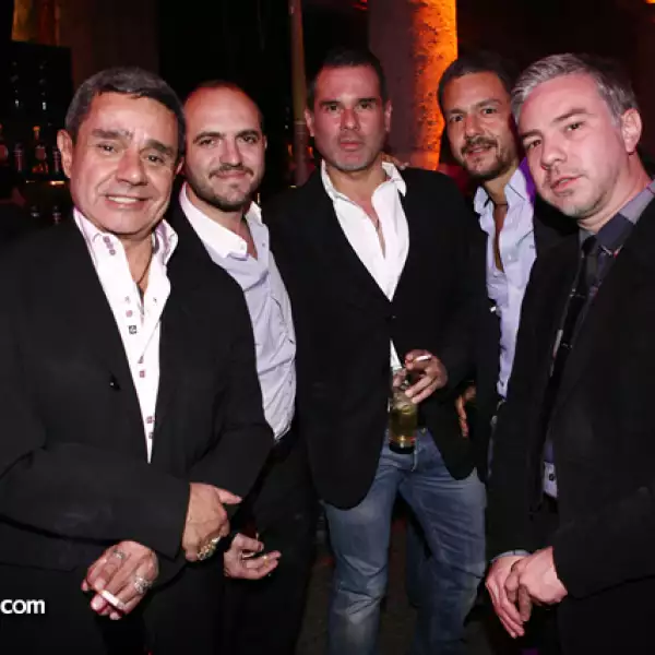 Charlie Cordero, Rodrigo Moheno, Jorge de Lara, Eric Zebadua y Rafael Pineda
