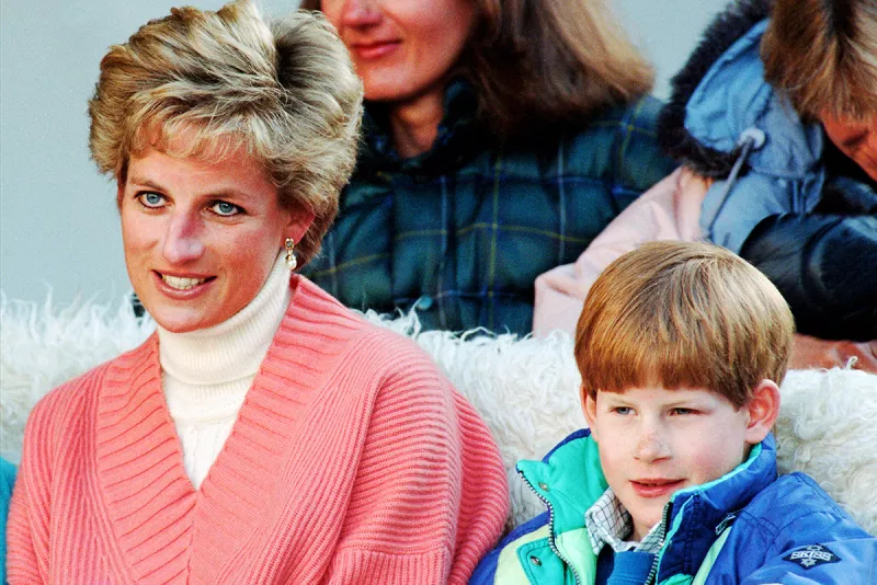 Princess Diana on a skiing holiday, Lech, Austria - Mar 1994