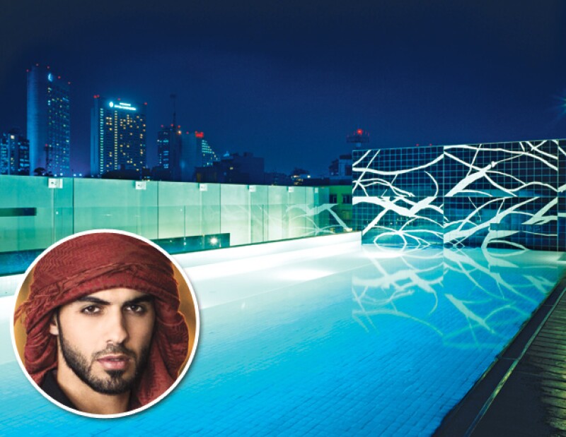 TERRAZA HOTEL HABITA. Abrió sus puertas en 2000, y en 2013 hicimos nuestro coctel para presentar al hombre más guapo del mundo, Omar Borkan.