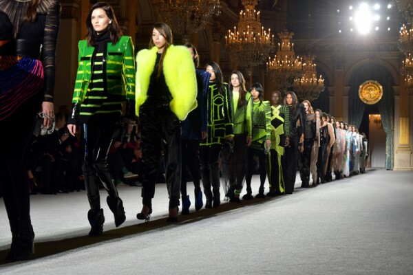 Balmain show, Runway, Fall Winter 2018, Paris Fashion Week, France - 02 Mar 2018