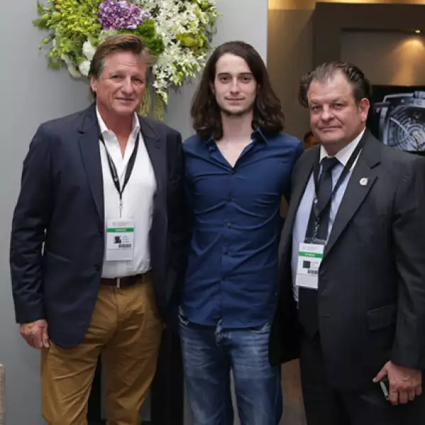 Giorgio Brignone,Patricio Mondragón y Guillermo Steta