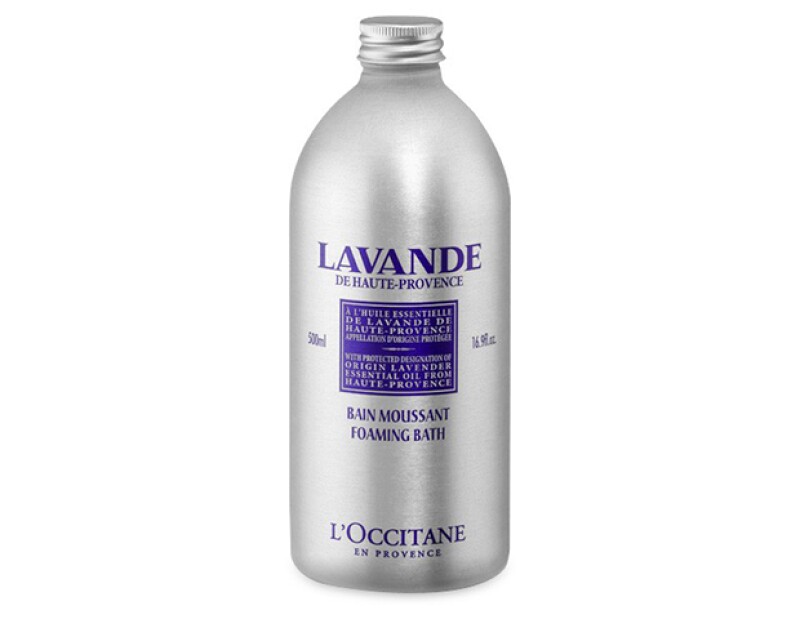 Baño espumoso de lavanda L’Occitane, $410; centros comerciales.