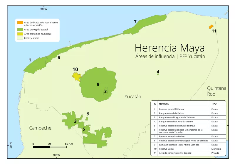 reservas herencia maya