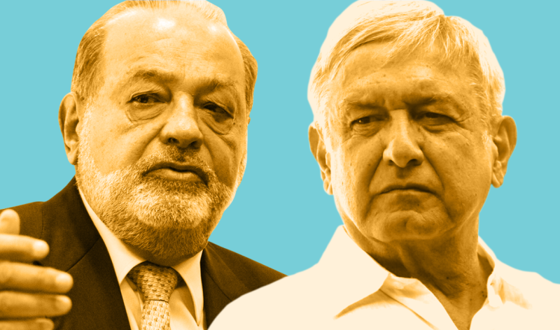 Slim y AMLO