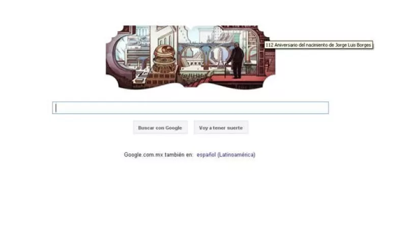 doodle jorge luis borges google