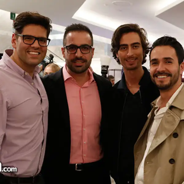 Mauricio Herrera, Ari Salazar, Kris Goyri y Rodolfo Goñi
