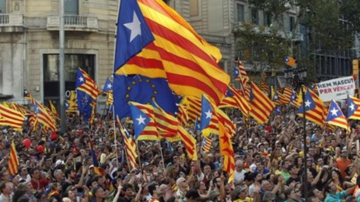Reuters- manifestación por la independencia de cataluña