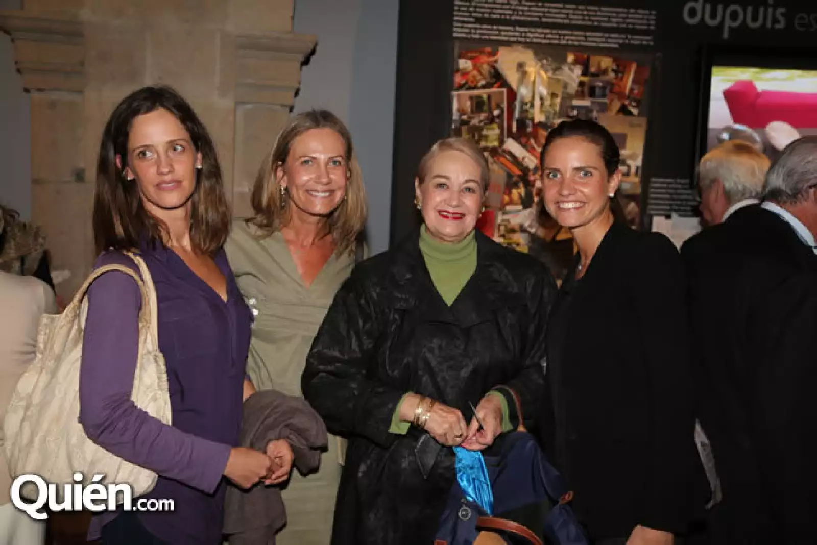 Lucía Senderos, Lucía Gómez, Enriqueta Loaeza y Casilda Gómez