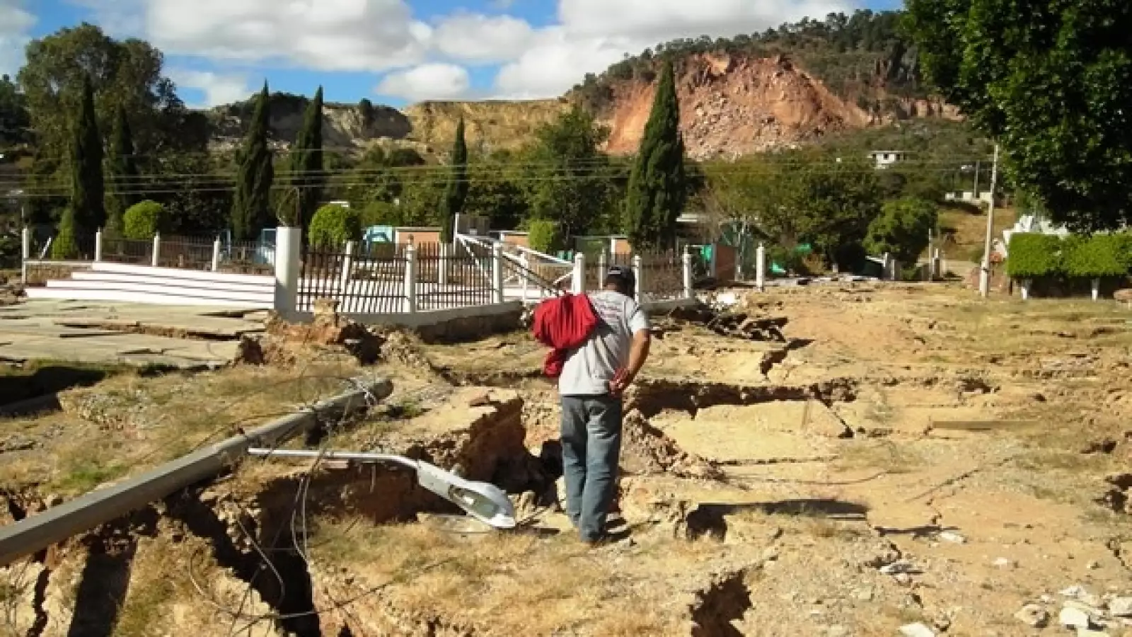 Mitlatongo falla geológica