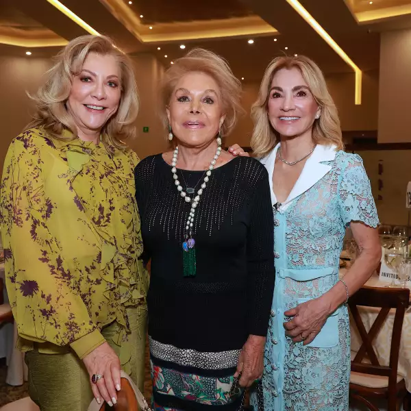 Lili Henaine , Tony Checa y Silvia López de Chedraui