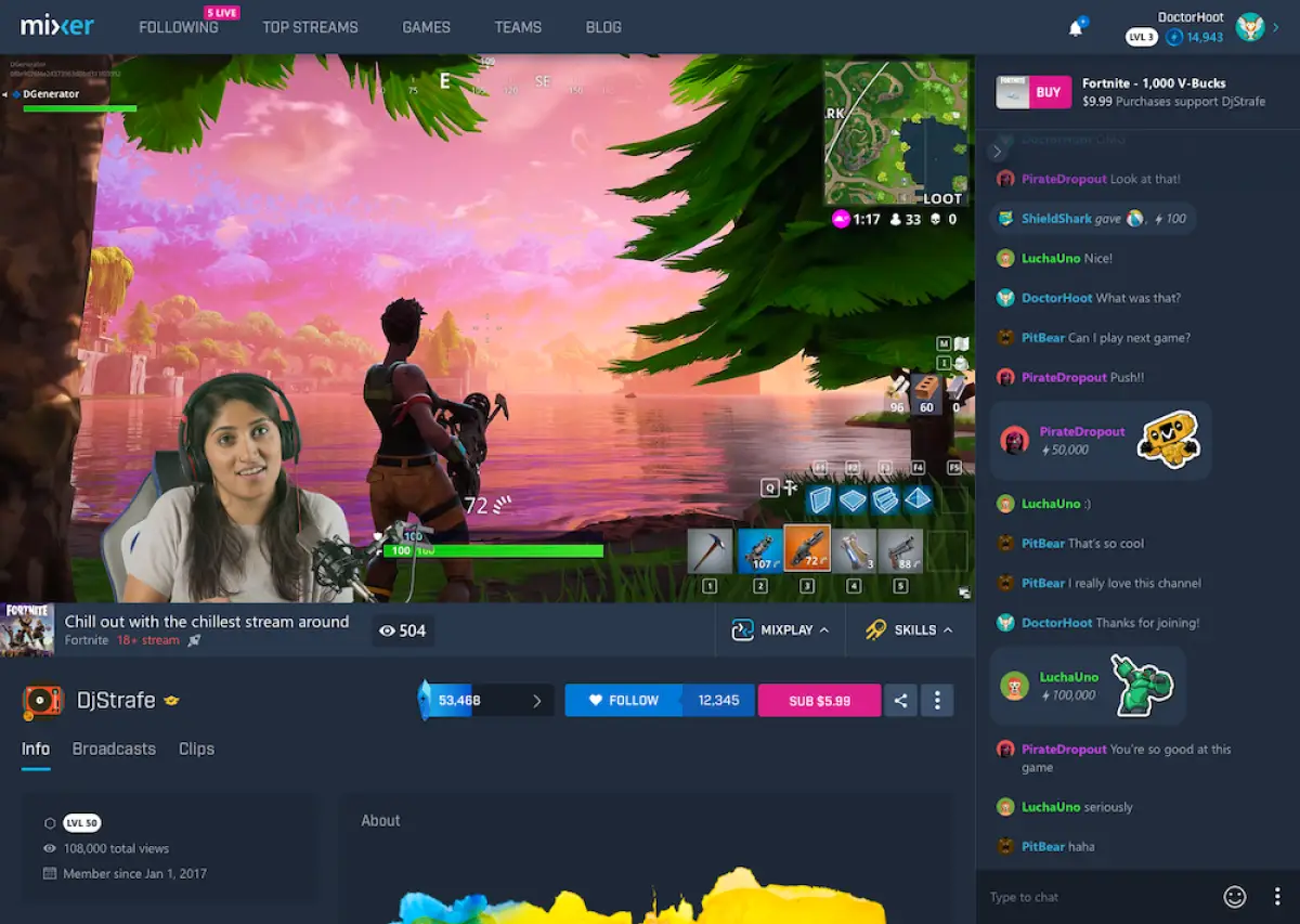 Mixer busca más streamers mexicanos